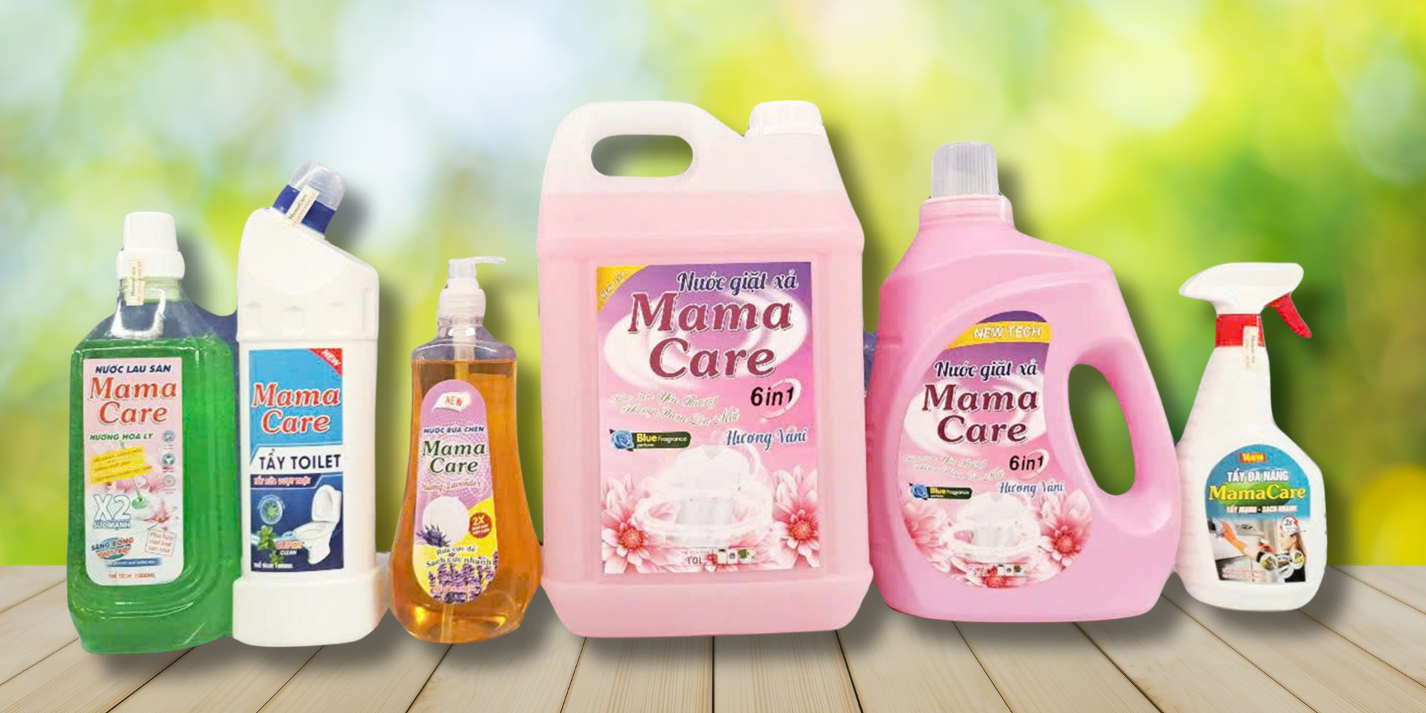 Nước Giặt, Lau Sàn, Rửa Chén & Tẩy Đa Năng – Bộ Tứ Hoàn Hảo Cho Mọi Gia Đình Hiện Đại